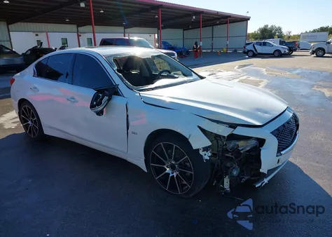 2017 Infiniti Q50 3.0T Premium z USA, uszkodzony, nr VIN JN1EV7AP2HM733119